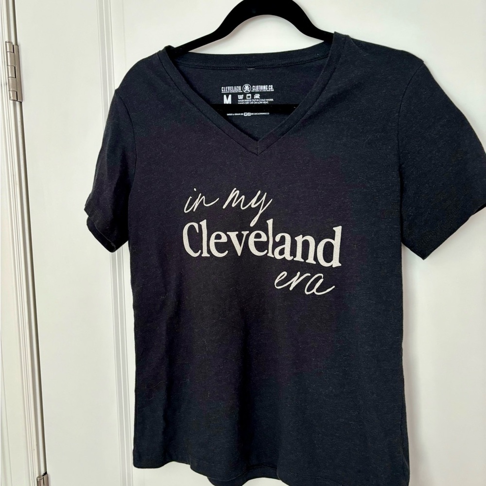 “In My Cleveland Era” Women’s Relaxed V Neck Tee Shirt